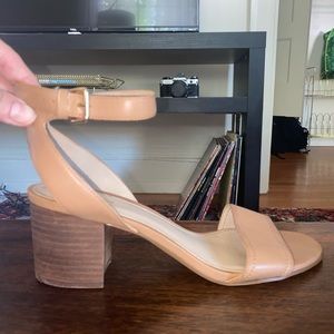 Aldo brown sandal heels